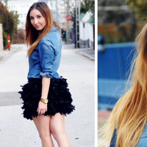 Mini feather skirt - Picture 5 of 5